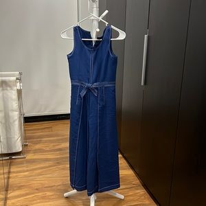 Habitual girl kids navy jumpsuit